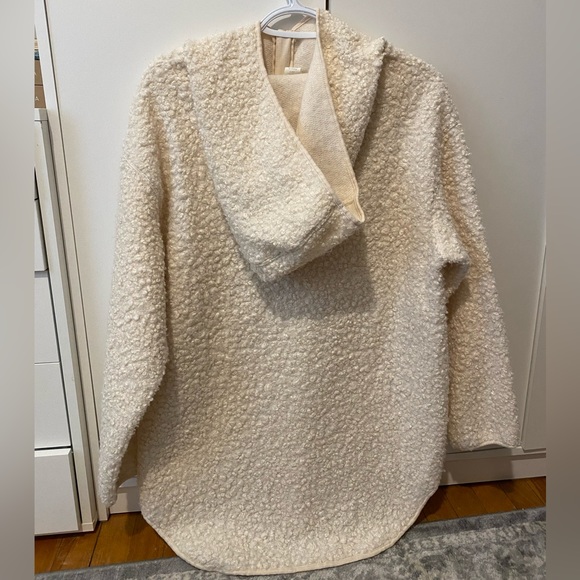 H&M Hooded Quarter Zip - Cream Colour - Picture 2 of 4